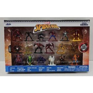 Marvel Spider-Man Nano Metalfigs Die-Cast Figurine Set Series 8 Collectors Pack